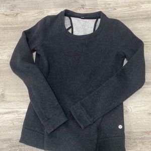 Lululemon open back crewneck